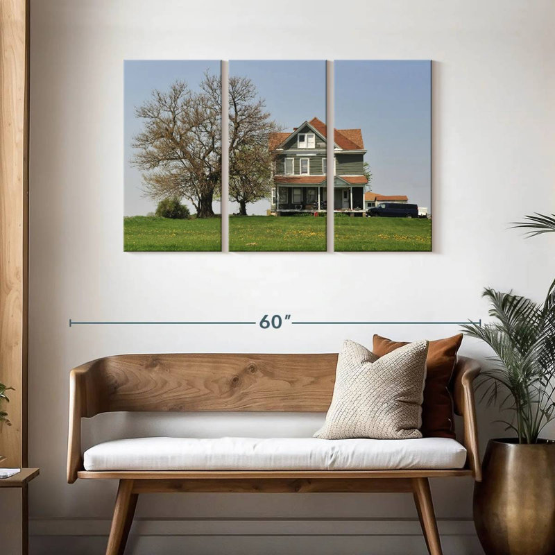 Midwest Farmhouse, 28" H x 45" W