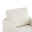 Fauteuil pivotant rembourré avec coussins réversibles Bobbi-118016401