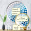 Miroir décoratif Blue Wave Blue Wonder - Radial Dot MIR108619 C-95184360