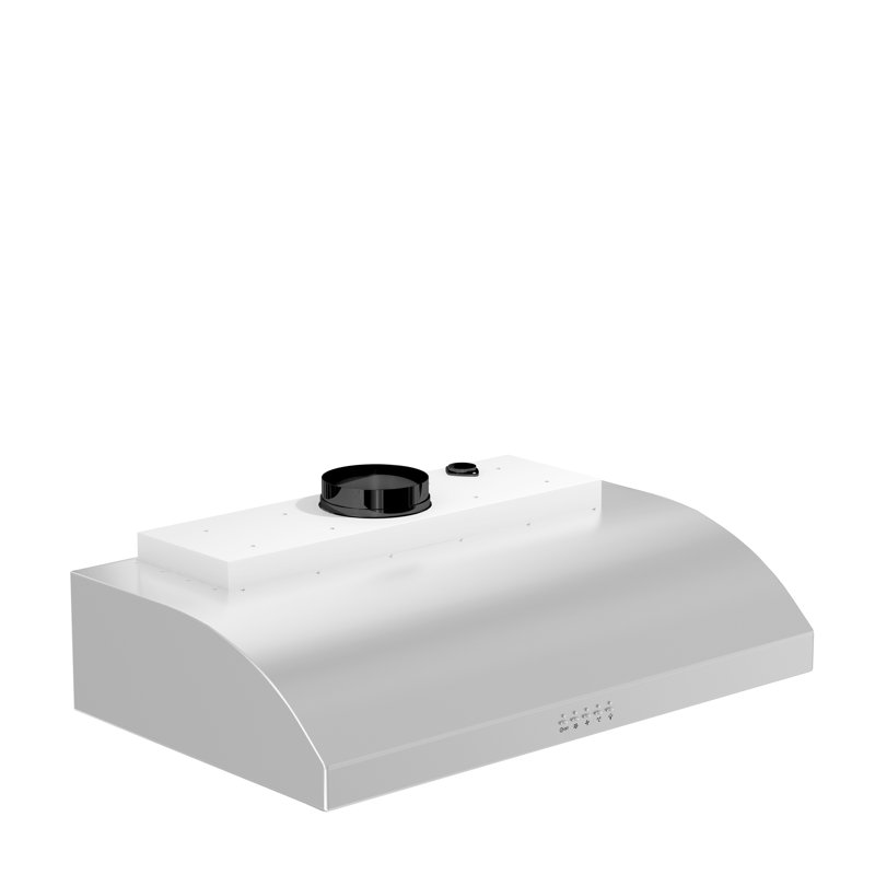 30" 600 CFM Ducted Under Cabinet Range Hood in Brushed 430 Stainless Steel