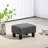 Charcoal Gray Foot Rest, Linen Covered, Small For Living Room, Comfortable Option Upholstered Rest , Versatile All Rooms,