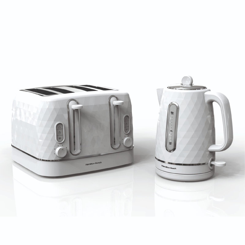 Hamilton Beach 1.7L Plastic Electric Tea Kettle, Black