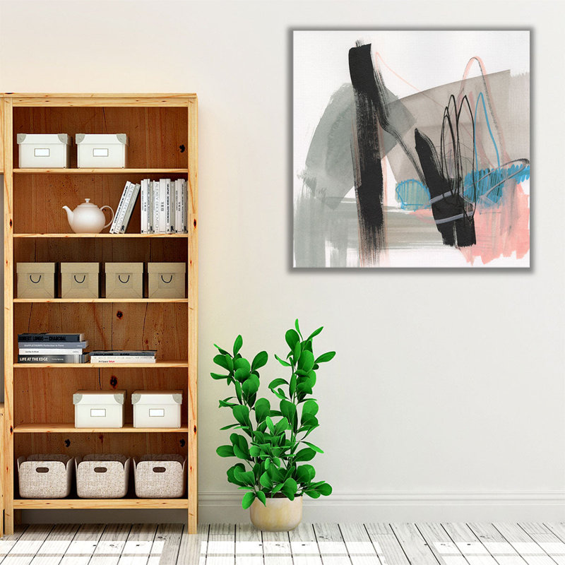 Linear Instinct II - reproduction d'art sur toile, H 12 po x l 12 po