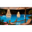 Lustre solaire 32 po pour l'extérieur, lumières de jardin solaires suspendues en cristal, lumière solaire imperméable IP44-123504550
