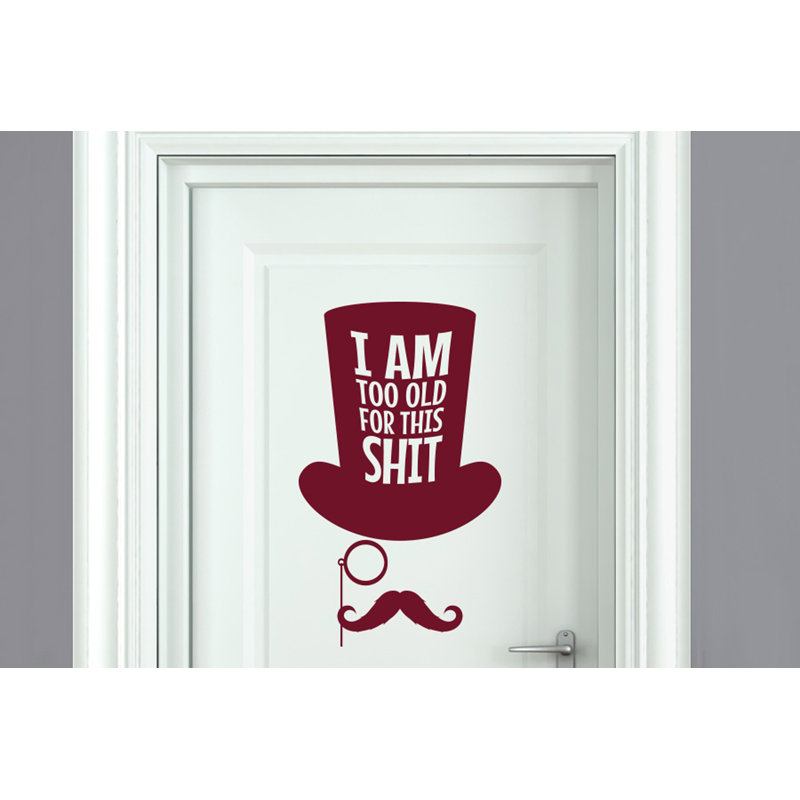 Wall Decal, Burgundy