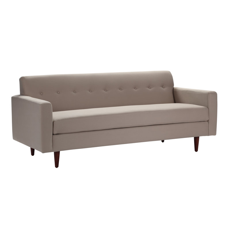 Floodwood Upholstered 77.5'' Sofa, Akiko Cement