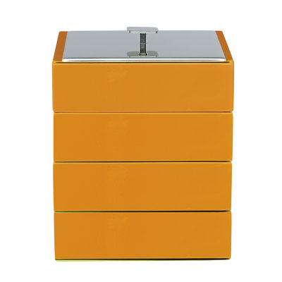 Tre Jewel/Petit Fours Case - 1 Piece - Orange