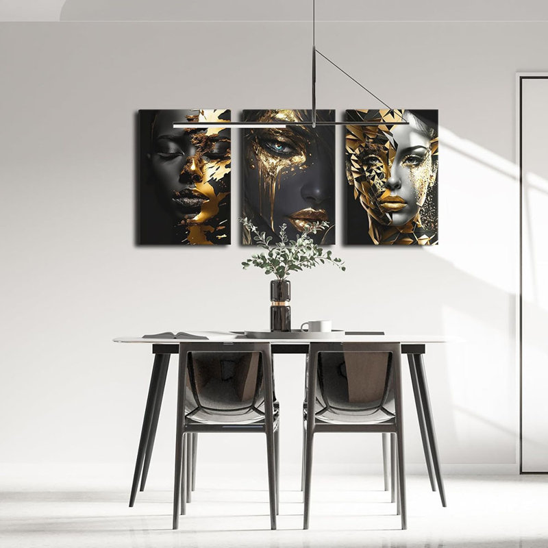 3 Piece Wrapped Canvas Print