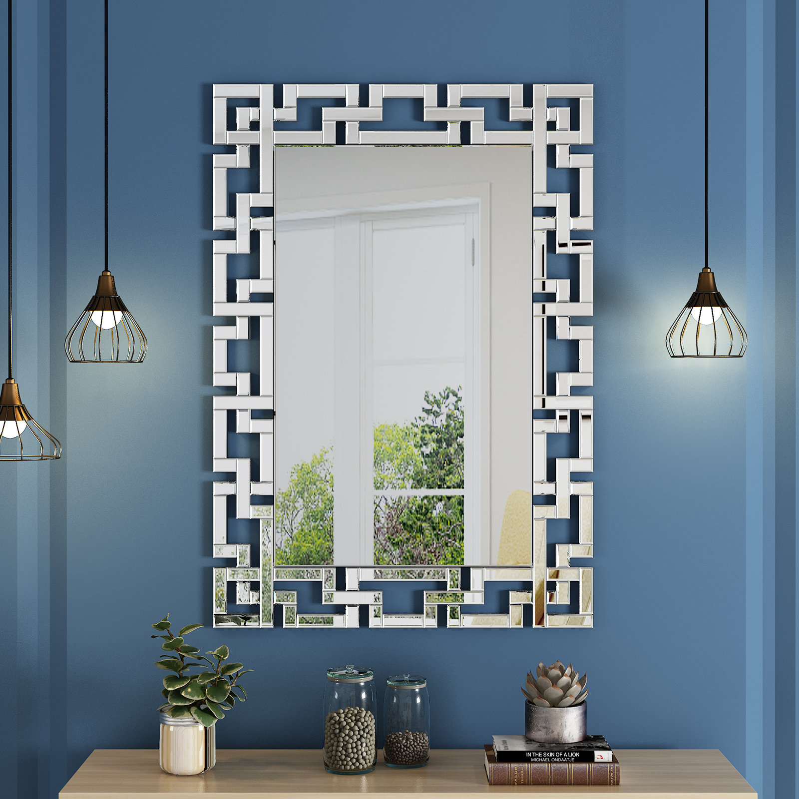 Mercer41 Yorlet Glass Rectangle Wall Mirror | Wayfair