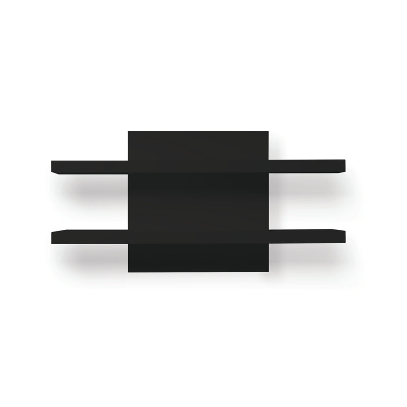 Tablette murale Cargo, Noir