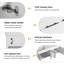 Meuble-lavabo double 60 po avec plateau en résine-67949316