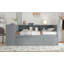 Lit de jour simple avec lit gigogne, structure de lit de jour en bois avec tiroirs de rangement et tablettes latérales, lit de jour avec bureau-1990156080-1990156082
