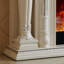 Beige Solid Wood Electric Fireplace-760271371