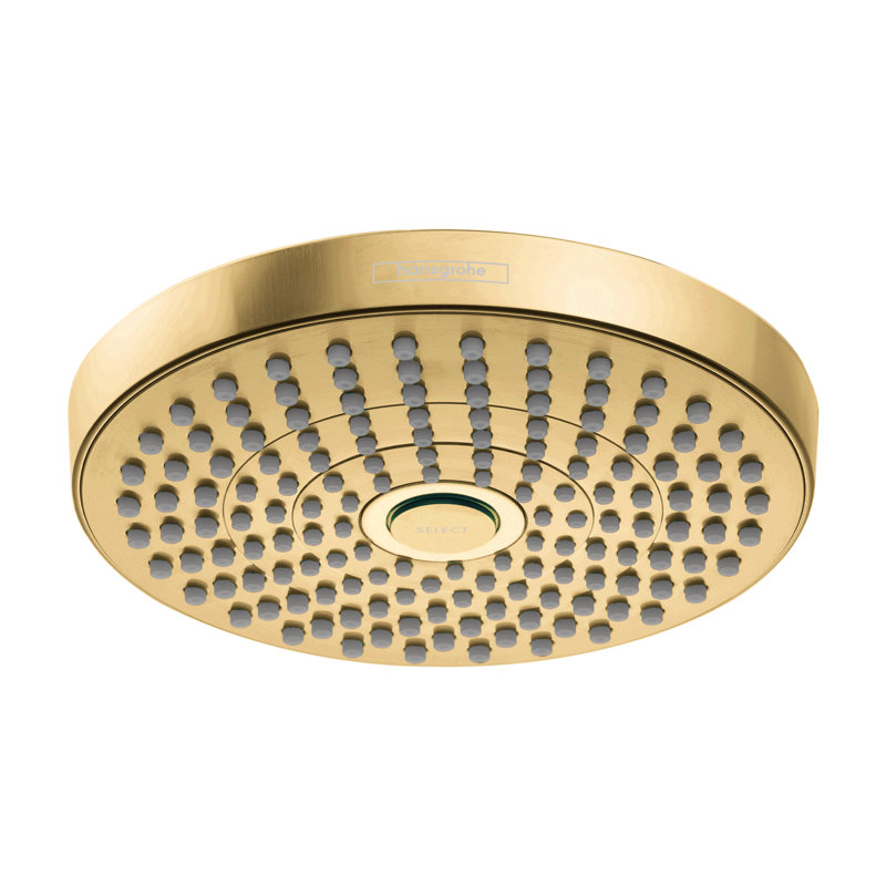 Croma Select S Showerhead, Brushed Gold, 1.5 GPM