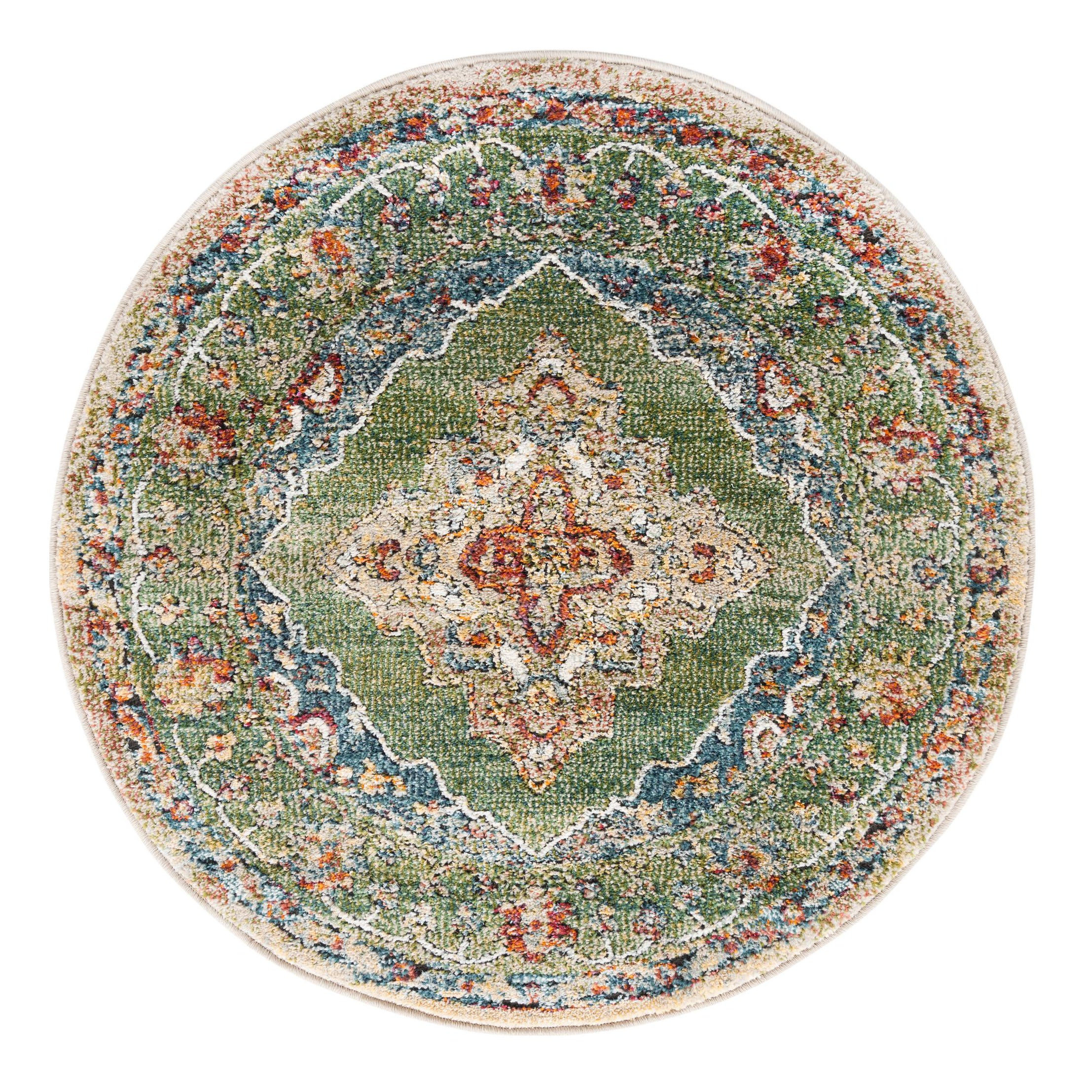 Bungalow Rose Dederang Oriental Green Area Rug & Reviews Wayfair