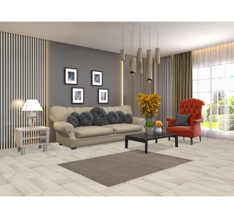 Tapis gris et beige Gabbeh
