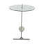Emile Glass Top Frame End Table