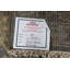 Tapis de couloir indien en laine ardoise Oushak 3 x 8
