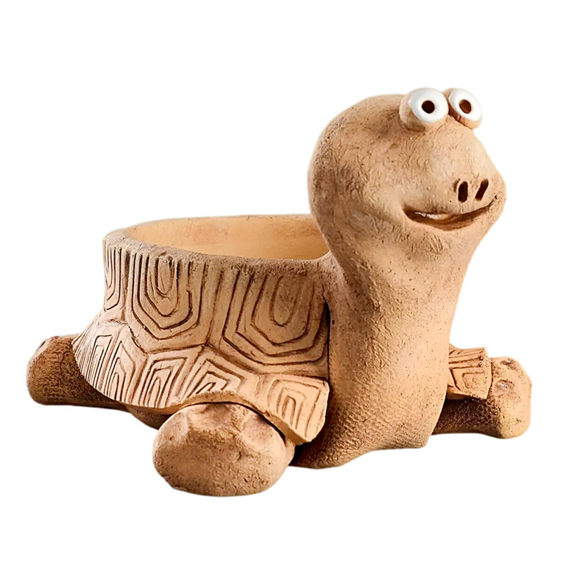 Euva Indoor/Outdoor Clay Statue Planter
