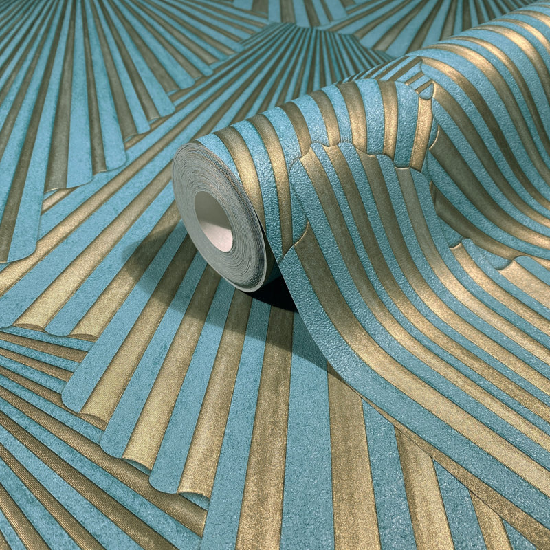Galerie Fashion Icon Graphic Wallpaper, Green