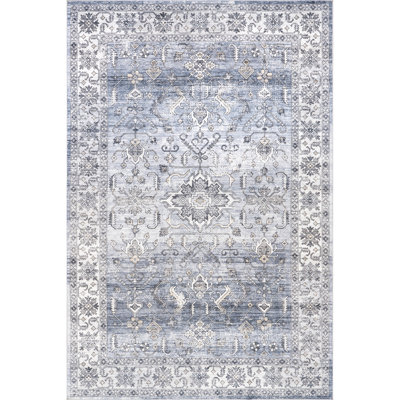 Britt Persian SplashGuard Machine Washable Area Rug