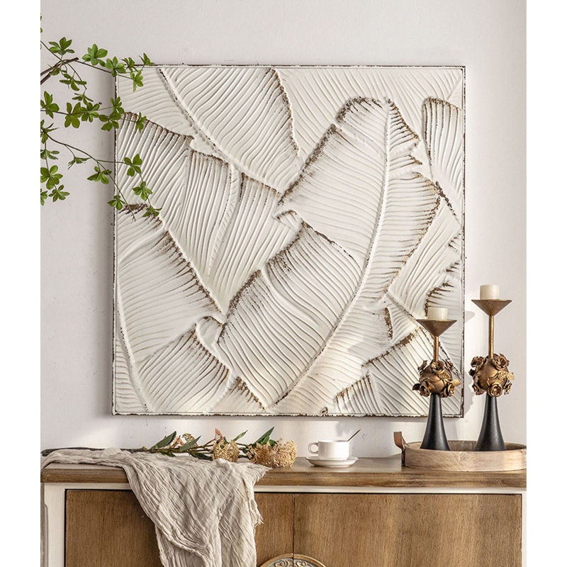 Retro distressed iron wall decoration