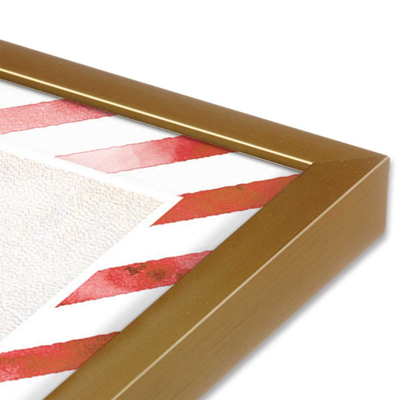 «Fresh Baked Gingerbread» par Nicole DeCamp, reproduction d'art, L 36 x H 48, Impression encadrée, Gold