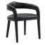Chaise de salle à manger moderne en similicuir, ensemble de 2-868021991