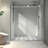 6076 Brushed Nickel Shower Door - One Fixed And Movable Door, 70Mm 304 Stainless Steel Pulleys, Adjustable , Nano Cleaning, -Proof Membrane, 5/16'' Tempered Glass, Bathroom, American Minimalist-121585547