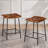 Reza 24" High Leather Tufted Bar Stool-904454854