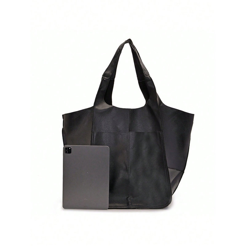 Black Tote Bag Shoulder Bag Oversized Bag