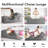  2-in-1 Foldable Yoga Chair with Removable Washable Cover, Ergonomic Chaise Lounge and Bed Bench for Home Studio-368112401
