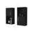 Dixie 2 Bathroom Medicine Cabinets With Storage With Open Shelf, Black-1921257716