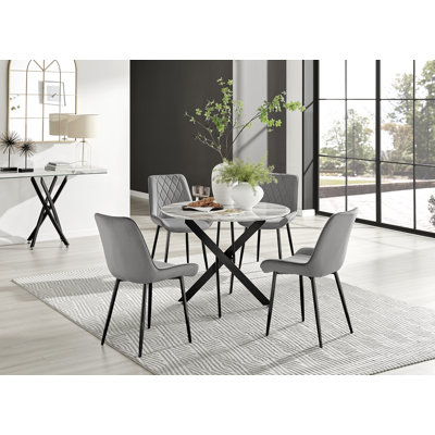 Eubanks 4 - Person Dining Set