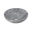 Lavabo vasque en marbre gris naturel, surface semi-polie, pierre naturelle, marbre véritable, marbre véritable