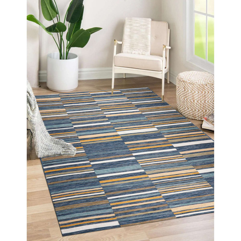 Bentzel Indoor/Outdoor Area Rug, Rectangle 6'7" x 9'4"