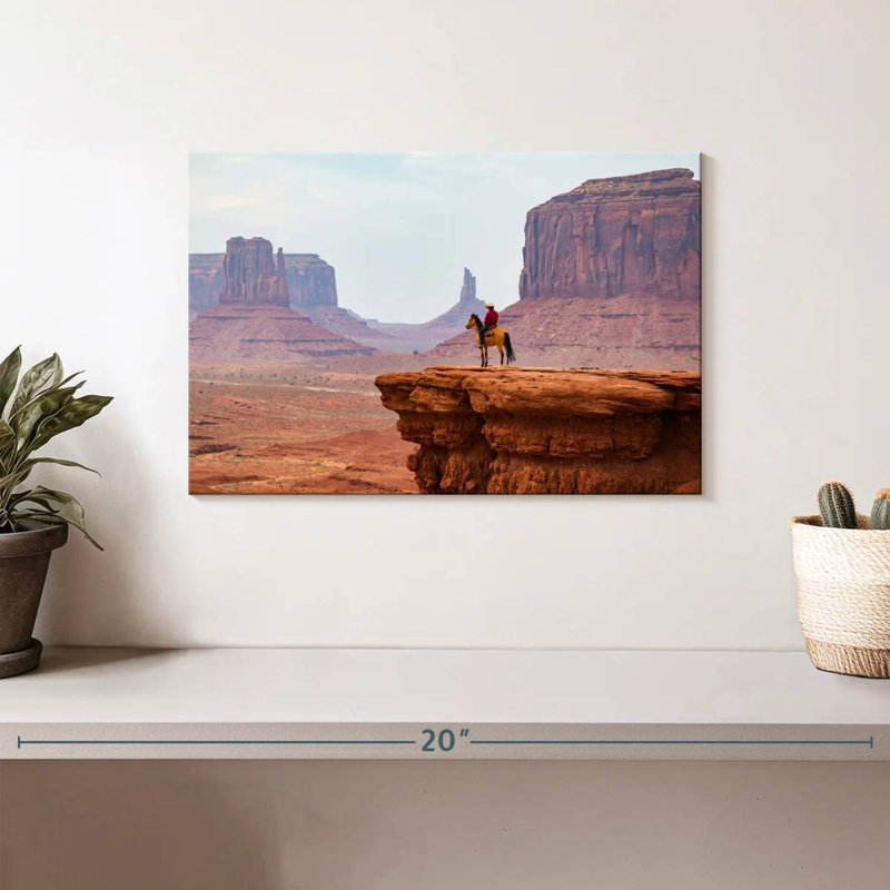 Lelar Cowboy de Monument Valley, H 8 po x l 12 po