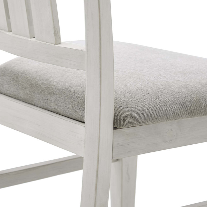 2 pièces, chaise d'appoint de salle à manger, siège en bois massif et rembourré, peut supporter une capacité de poids maximale de 300 lb avec une limite de poids