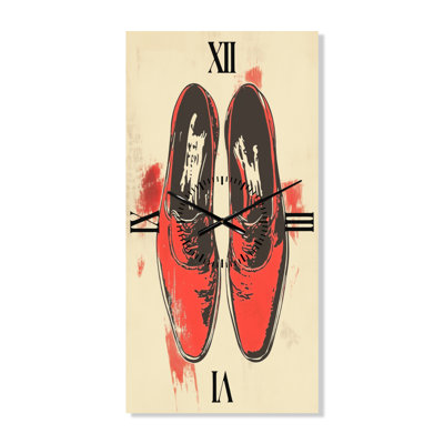 Tap Shoes of the Old Stage I - Vintage Large Wall Clock