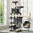 Cat Tree 74 Inch Multi-level Large Cat Tower With 16 Sisal Scratching Posts,2 Caves,2 Perches,hammock,scratching Board,basket,cozy Plush Cat Perches For Indoor Large Cats-102834645