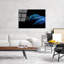 Superbe peinture murale en verre trempé 27,6 po x 39,4 po | 100% verre trempé, épaisseur: 0,16 pouce | Décoration élégante pour le salon ou le bureau, durable et facile à nettoyer, idée de cadeau parfaite