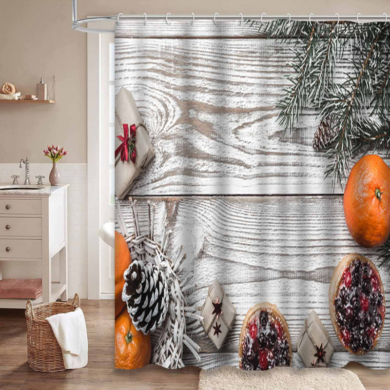 Rideau de douche Winter Tree, L 72 po x l 84 po