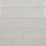 Camden 8" x 4" Ceramic Patterned Subway Tile