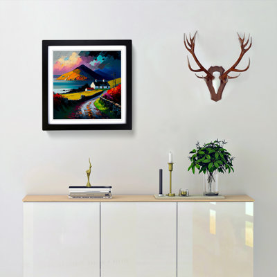 Ireland Palette Knife - Framed Print