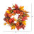 Autumn Pumpkin and Berries Artificial Fall Wreath