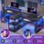 Bureau d'ordinateur double-1058182934