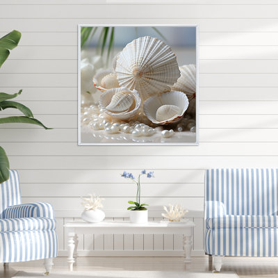 Photographie de coquillage blanc minimaliste II