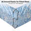 Ensemble de draps de lit HLC.ME-121334228-121334231