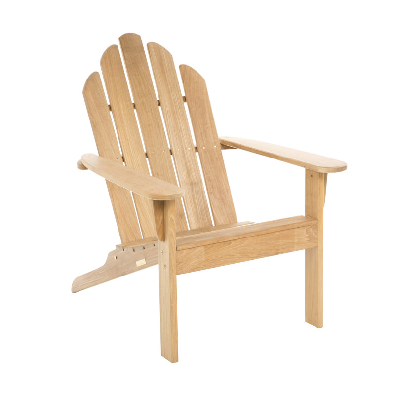 Adirondack Teak Chair, Natural