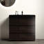 Armoire de salle de bain en noyer - 36 po avec lavabo, spacieuse pour salle de bain moderne 36 po, grands tiroirs-948449816-948449820-948449821